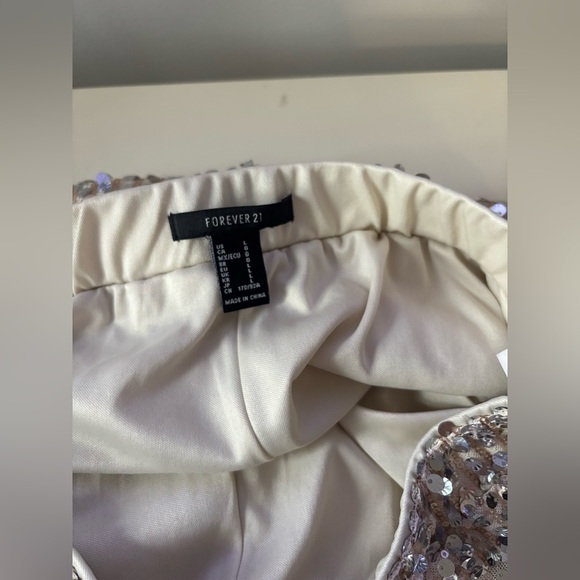 Cream Sequin Pants - Picture 6 of 6